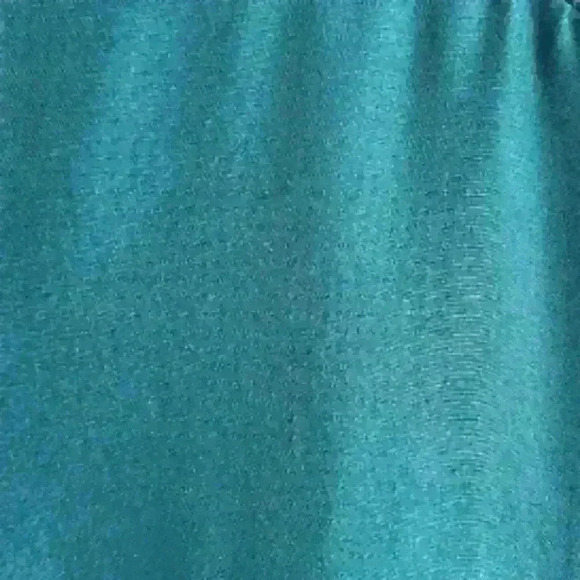 Gold Hawk Green Silk LA Loose Shirt One Pocket Convertible Dress Black Small. - Picture 4 of 9